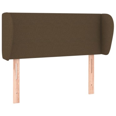 vidaXL Κεφαλάρι με Πτερύγια Σκούρο Καφέ 103x23x78/88cm Υφασμάτινο 1 τεμ.