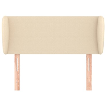 vidaXL Κεφαλάρι με Πτερύγια Κρεμ 103x23x78/88cm Υφασμάτινο 1 τεμ.