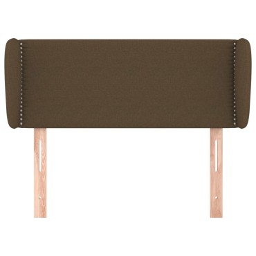 vidaXL Κεφαλάρι με Πτερύγια Σκούρο Καφέ 103x23x78/88cm Υφασμάτινο 1 τεμ.