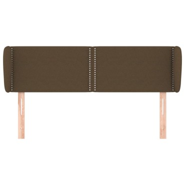 vidaXL Κεφαλάρι με Πτερύγια Σκούρο Καφέ 147x23x78/88cm Υφασμάτινο 1 τεμ.
