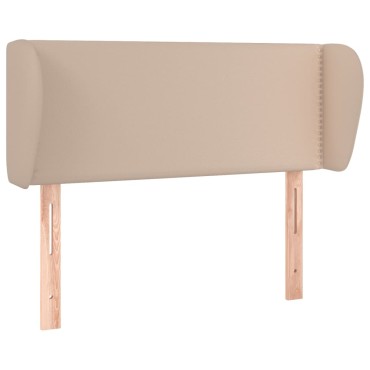 vidaXL Κεφαλάρι με Πτερύγια Καπουτσίνο 93x23x78/88cm Συνθετικό Δέρμα 1 τεμ.