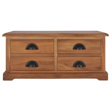 vidaXL Τραπεζάκι Σαλονιού 68x68x30cm από Μασίφ Ξύλο Teak 1 τεμ.