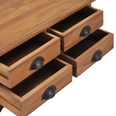 vidaXL Τραπεζάκι Σαλονιού 68x68x30cm από Μασίφ Ξύλο Teak 1 τεμ.