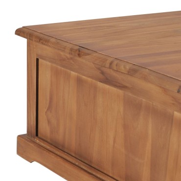vidaXL Τραπεζάκι Σαλονιού 68x68x30cm από Μασίφ Ξύλο Teak 1 τεμ.