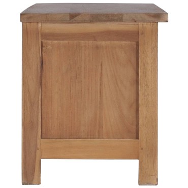 vidaXL Έπιπλο Τηλεόρασης 90x30x35cm από Μασίφ Ξύλο Teak
