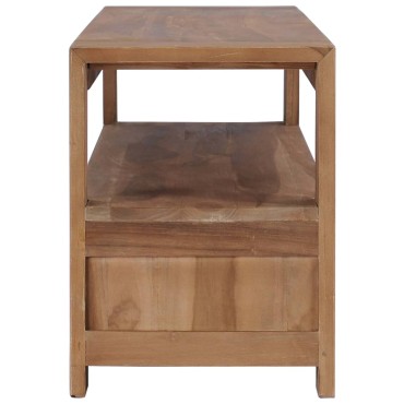 vidaXL Έπιπλο Τηλεόρασης 120x30x40cm από Μασίφ Ξύλο Teak