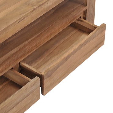 vidaXL Έπιπλο Τηλεόρασης 120x30x40cm από Μασίφ Ξύλο Teak