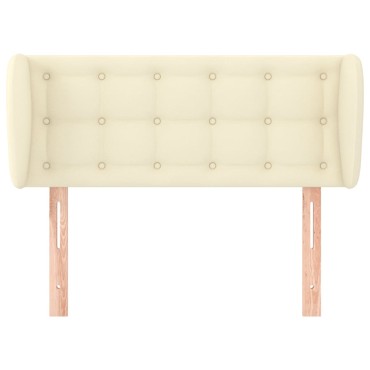 vidaXL Κεφαλάρι με Πτερύγια Κρεμ 83x23x78/88cm Συνθετικό Δέρμα 1 τεμ.