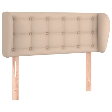 vidaXL Κεφαλάρι με Πτερύγια Καπουτσίνο 83x23x78/88cm Συνθετικό Δέρμα 1 τεμ.