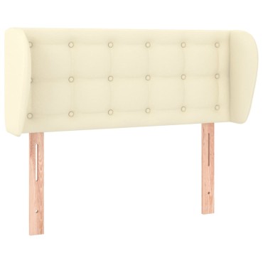 vidaXL Κεφαλάρι με Πτερύγια Κρεμ 103x23x78/88cm Συνθετικό Δέρμα 1 τεμ.
