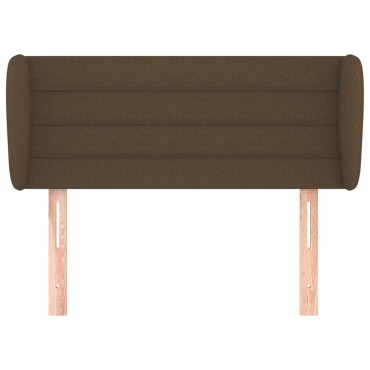vidaXL Κεφαλάρι με Πτερύγια Σκούρο Καφέ 103x23x78/88cm Υφασμάτινο 1 τεμ.