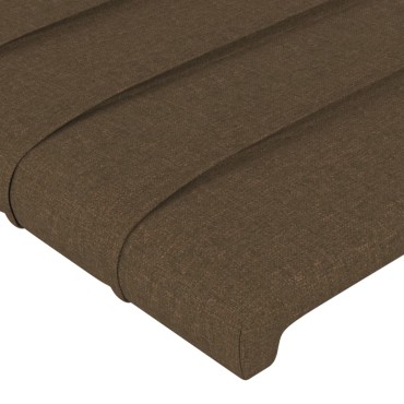 vidaXL Κεφαλάρι με Πτερύγια Σκούρο Καφέ 103x23x78/88cm Υφασμάτινο 1 τεμ.