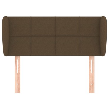 vidaXL Κεφαλάρι με Πτερύγια Σκούρο Καφέ 83x23x78/88cm Υφασμάτινο 1 τεμ.
