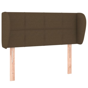 vidaXL Κεφαλάρι με Πτερύγια Σκούρο Καφέ 103x23x78/88cm Υφασμάτινο 1 τεμ.