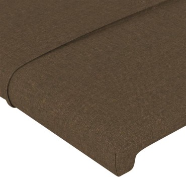 vidaXL Κεφαλάρι με Πτερύγια Σκούρο Καφέ 103x23x78/88cm Υφασμάτινο 1 τεμ.