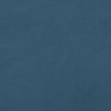 vidaXL Κεφαλάρι με Πτερύγια Σκούρο Μπλε 163x23x78/88cm Βελούδινο 1 τεμ.