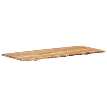 vidaXL Πάγκος Μπάνιου 140x52x2,5 εκ. από Μασίφ Ξύλο Ακακίας