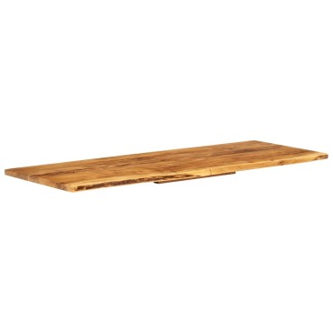 vidaXL Πάγκος Μπάνιου 140x52x2,5 εκ. από Μασίφ Ξύλο Ακακίας