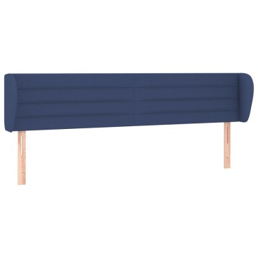 vidaXL Κεφαλάρι με Πτερύγια Μπλε 183x23x78/88cm Υφασμάτινο 1 τεμ.