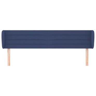 vidaXL Κεφαλάρι με Πτερύγια Μπλε 203x23x78/88cm Υφασμάτινο 1 τεμ.