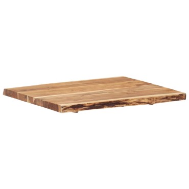 vidaXL Επιφάνεια Τραπεζιού 80x(50-60)x3,8cm Μασίφ Ξύλο Ακακίας 1 τεμ.