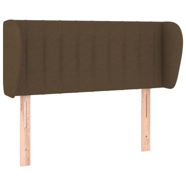 vidaXL Κεφαλάρι με Πτερύγια Σκούρο Καφέ 103x23x78/88cm Υφασμάτινο 1 τεμ.