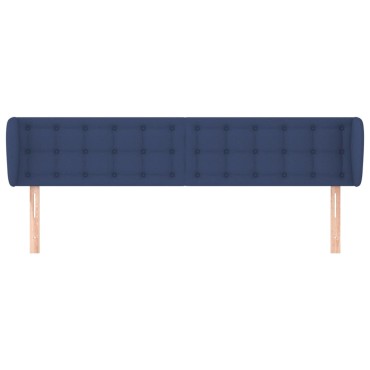 vidaXL Κεφαλάρι με Πτερύγια Μπλε 183x23x78/88cm Υφασμάτινο 1 τεμ.