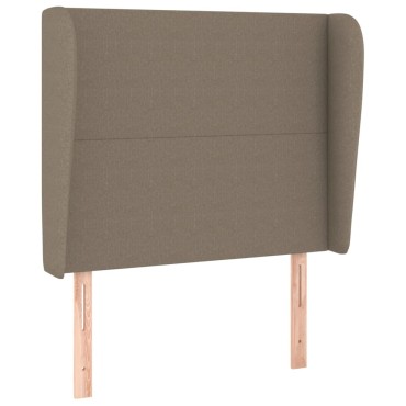 vidaXL Κεφαλάρι με Πτερύγια Taupe 103x23x118/128cm Υφασμάτινο 1 τεμ.