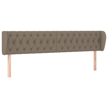 vidaXL Κεφαλάρι με Πτερύγια Taupe 203x23x78/88cm Υφασμάτινο 1 τεμ.