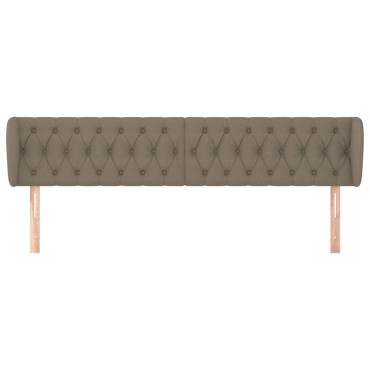 vidaXL Κεφαλάρι με Πτερύγια Taupe 203x23x78/88cm Υφασμάτινο 1 τεμ.