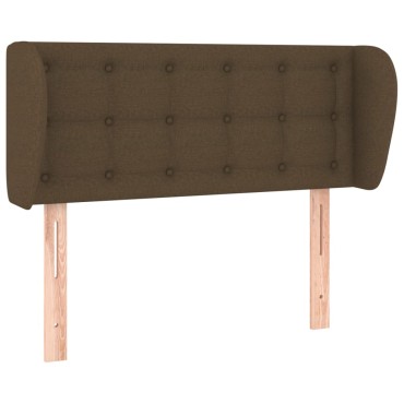vidaXL Κεφαλάρι με Πτερύγια Σκούρο Καφέ 103x23x78/88cm Υφασμάτινο 1 τεμ.
