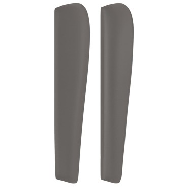 vidaXL Κεφαλάρι με Πτερύγια Γκρι 163x23x118/128cmΣυνθετικό Δέρμα 1 τεμ.