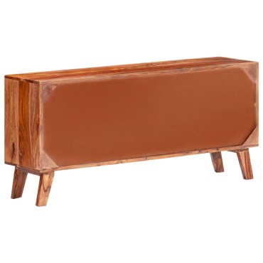 vidaXL Μπουφές Γκρι 120x30x55cm από Μασίφ Ξύλο 1 τεμ.
