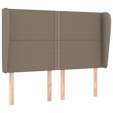 vidaXL Κεφαλάρι με Πτερύγια Taupe 147x23x118/128cm Υφασμάτινο 1 τεμ.
