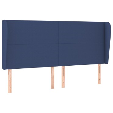 vidaXL Κεφαλάρι με Πτερύγια Μπλε 163x23x118/128cm Υφασμάτινο 1 τεμ.