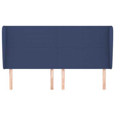 vidaXL Κεφαλάρι με Πτερύγια Μπλε 163x23x118/128cm Υφασμάτινο 1 τεμ.