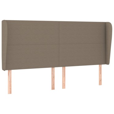 vidaXL Κεφαλάρι με Πτερύγια Taupe 203x23x118/128cm Υφασμάτινο 1 τεμ.