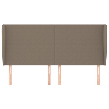 vidaXL Κεφαλάρι με Πτερύγια Taupe 203x23x118/128cm Υφασμάτινο 1 τεμ.