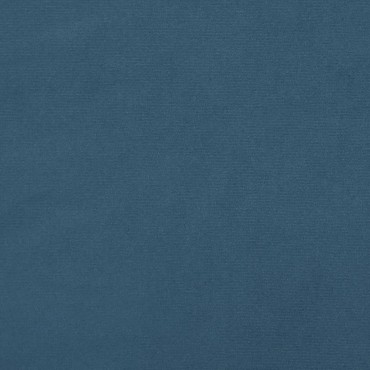 vidaXL Κεφαλάρι με ΠτερύγιαΣκούρο Μπλε 203x23x118/128cm Βελούδινο 1 τεμ.