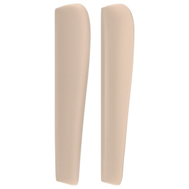 vidaXL Κεφαλάρι με Πτερύγια Καπουτσίνο 103x23x118/128cm Συνθ. Δέρμα 1 τεμ.