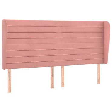vidaXL Κεφαλάρι με Πτερύγια Μαύρο203x23x118/128cm Υφασμάτινο 1 τεμ.