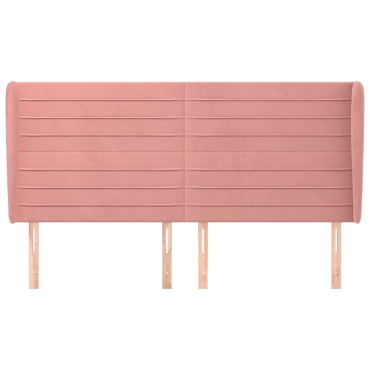 vidaXL Κεφαλάρι με Πτερύγια Μαύρο203x23x118/128cm Υφασμάτινο 1 τεμ.
