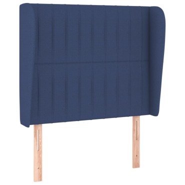 vidaXL Κεφαλάρι με Πτερύγια Μπλε 103x23x118/128cm Υφασμάτινο 1 τεμ.