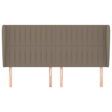 vidaXL Κεφαλάρι με Πτερύγια Taupe 183x23x118/128cm Υφασμάτινο 1 τεμ.