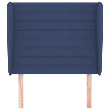 vidaXL Κεφαλάρι με Πτερύγια Μπλε 83x23x118/128cm Υφασμάτινο 1 τεμ.