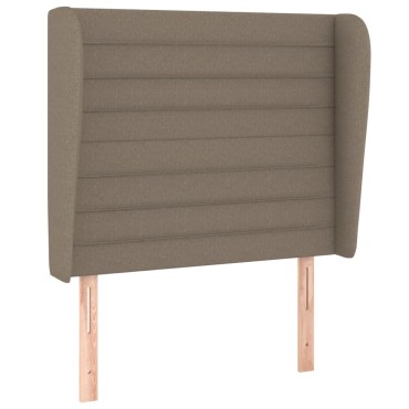 vidaXL Κεφαλάρι με Πτερύγια Taupe 93x23x118/128cm Υφασμάτινο 1 τεμ.