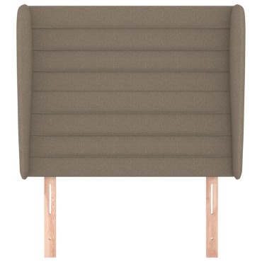 vidaXL Κεφαλάρι με Πτερύγια Taupe 93x23x118/128cm Υφασμάτινο 1 τεμ.