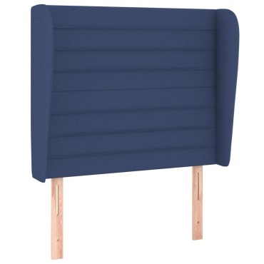 vidaXL Κεφαλάρι με Πτερύγια Μπλε 93x23x118/128cm Υφασμάτινο 1 τεμ.