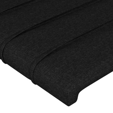 vidaXL Κεφαλάρι με Πτερύγια Μαύρο 163x23x118/128cm Υφασμάτινο 1 τεμ.