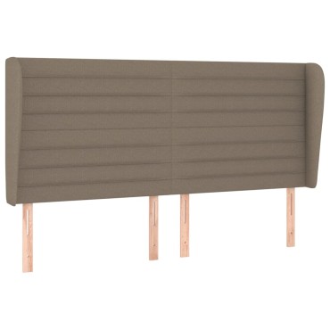 vidaXL Κεφαλάρι με Πτερύγια Taupe 163x23x118/128cm Υφασμάτινο 1 τεμ.